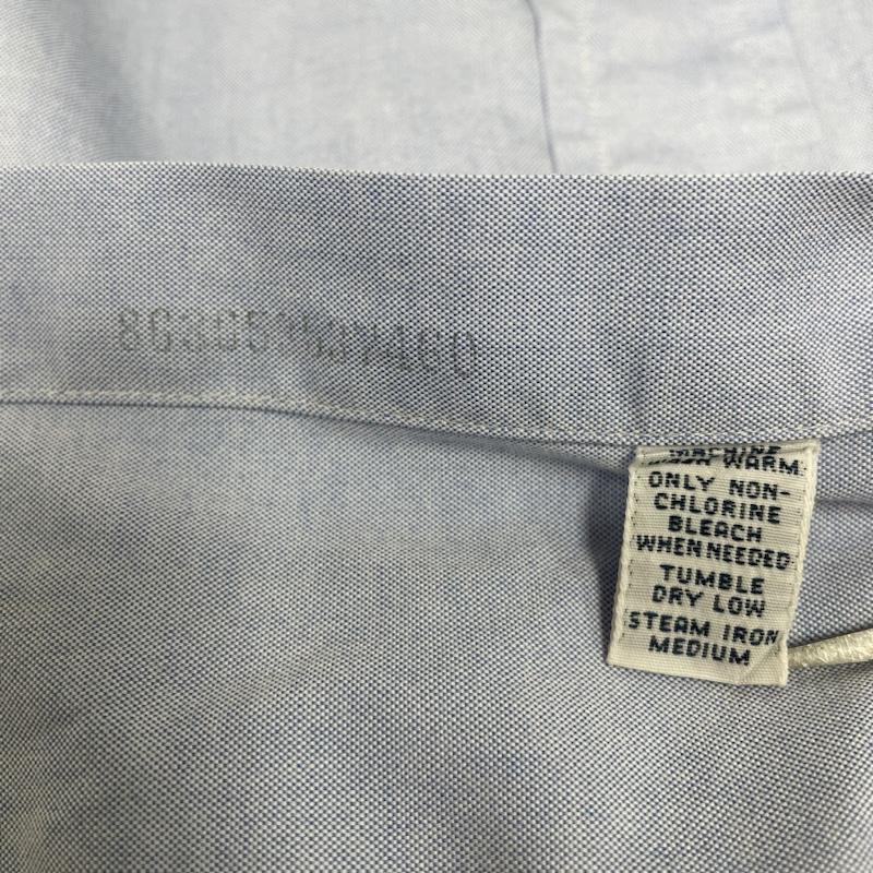 ラルフローレン RALPHLAUREN シャツ、ブラウス 長袖 90s YARMOUTH ボタンダウン 長袖 シャツ 刺繍 ロゴ ヤーマス サイズ16 1/2 - ロゴ、文字 X 刺繍 X ワンポイント 水色 / ライトブルー / メンズ USED 古着 中古 50131070