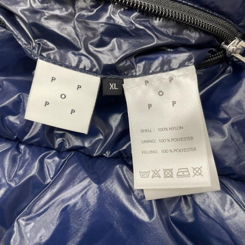 古着 USED ジャケット、上着 ジャンパー、ブルゾン Pop Trading Company キルティング リバーシブル パファー ジャケット 中綿 ジップアップブルゾン 1251-343-0680 XL 青 / ブルー / blue X 薄緑 / ライトグリーン / メンズ USED 古着 中古 50131075