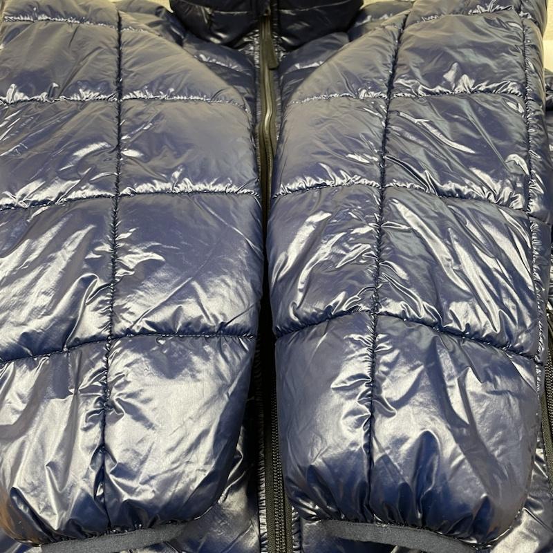 古着 USED ジャケット、上着 ジャンパー、ブルゾン Pop Trading Company キルティング リバーシブル パファー ジャケット 中綿 ジップアップブルゾン 1251-343-0680 XL 青 / ブルー / blue X 薄緑 / ライトグリーン / メンズ USED 古着 中古 50131075