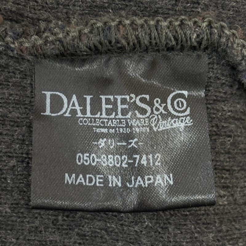 ダリーズ DALEES ニット、セーター 長袖 ボーダー柄 Vネックカラー 長袖 コットン ニット セーター - メンズ USED 古着 中古 50131116