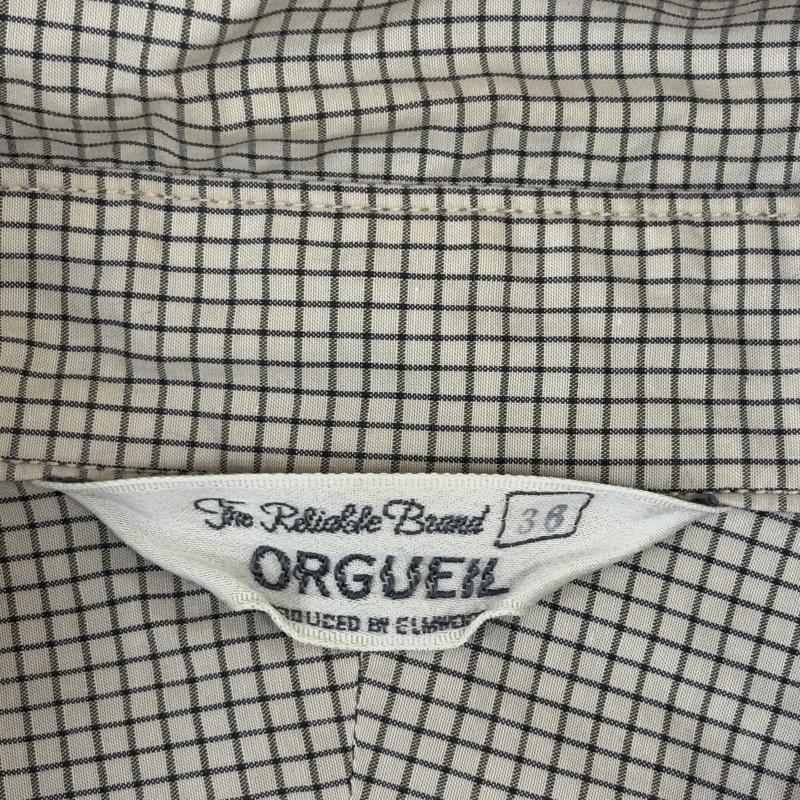 古着 USED シャツ、ブラウス 長袖 ORGUEIL オルゲイユ OR-5078B タイプライタークロス グラフチェック柄 長袖シャツ 36 メンズ USED 古着 中古 50131117