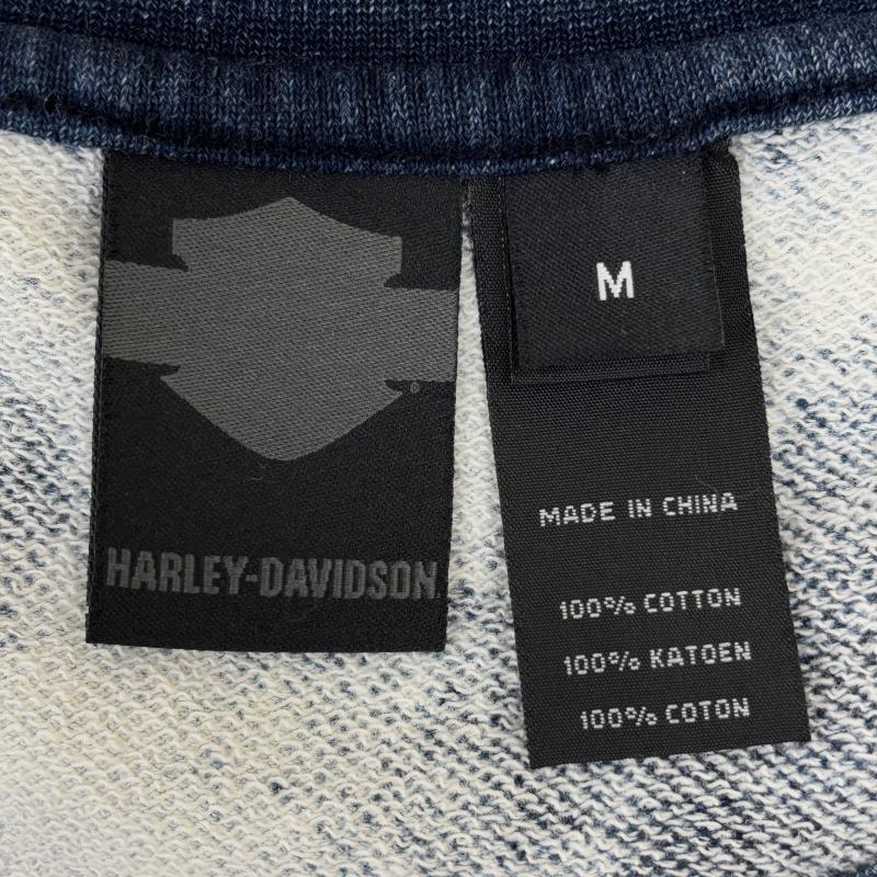 ハーレーダビッドソン Harley-Davidson カットソー 七分袖 ロゴ プリント ラウンドネック 七分袖 カットソー M レディース USED 古着 中古 50131188
