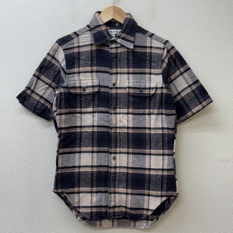 インディビジュアライズドシャツ INDIVIDUALIZED SHIRTS シャツ、ブラウス 半袖 USA製 チェック柄 コットン フランネル 半袖 シャツ - メンズ USED 古着 中古 50131252