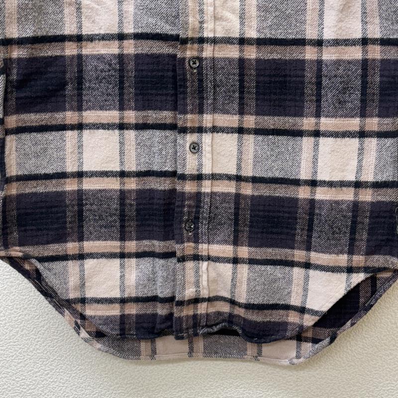 インディビジュアライズドシャツ INDIVIDUALIZED SHIRTS シャツ、ブラウス 半袖 USA製 チェック柄 コットン フランネル 半袖 シャツ - メンズ USED 古着 中古 50131252
