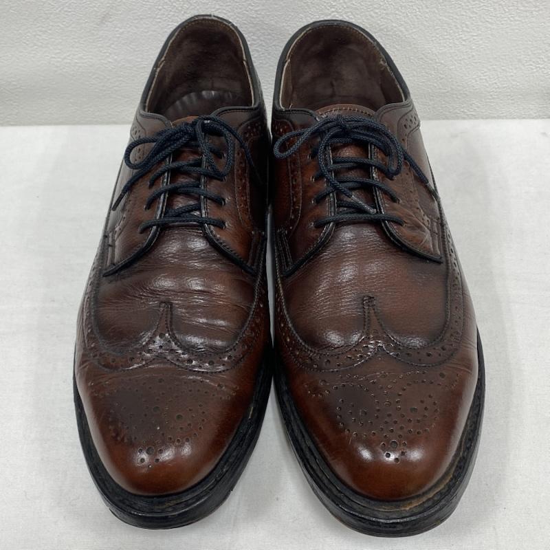 シアーズ SEARS 革靴 革靴 ウィングチップ レザー シューズ レースアップ ヴィンテージ 74127 US：8.5 茶 / ブラウン / brown メンズ USED 古着 中古 50131262