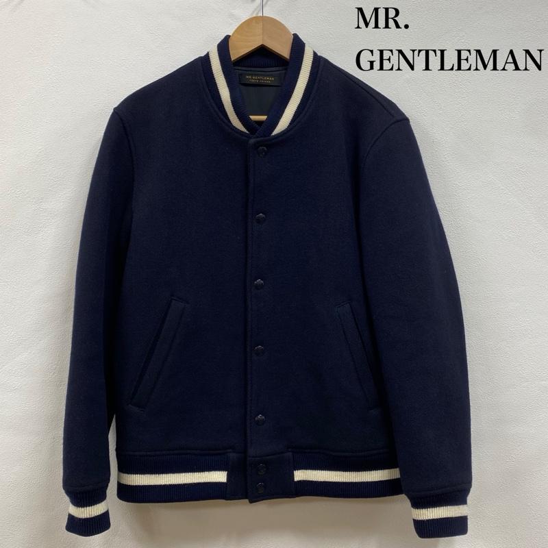ミスタージェントルマン MR.GENTLEMAN ジャケット、上着 ジャンパー、ブルゾン AWARD JACKET アワードジャケット MG14F-CO25 ウール スタジャン M 紺 / ネイビー / navy メンズ USED 古着 中古 50131311