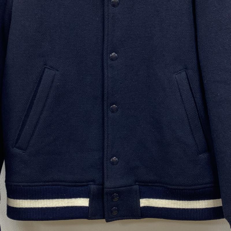 ミスタージェントルマン MR.GENTLEMAN ジャケット、上着 ジャンパー、ブルゾン AWARD JACKET アワードジャケット MG14F-CO25 ウール スタジャン M 紺 / ネイビー / navy メンズ USED 古着 中古 50131311