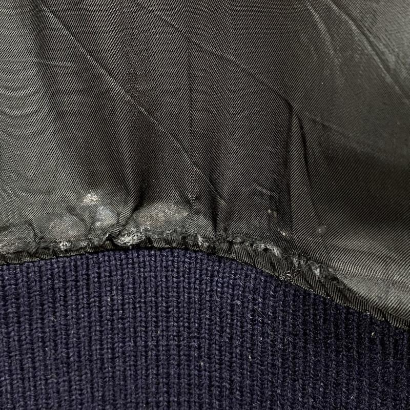 ミスタージェントルマン MR.GENTLEMAN ジャケット、上着 ジャンパー、ブルゾン AWARD JACKET アワードジャケット MG14F-CO25 ウール スタジャン M 紺 / ネイビー / navy メンズ USED 古着 中古 50131311