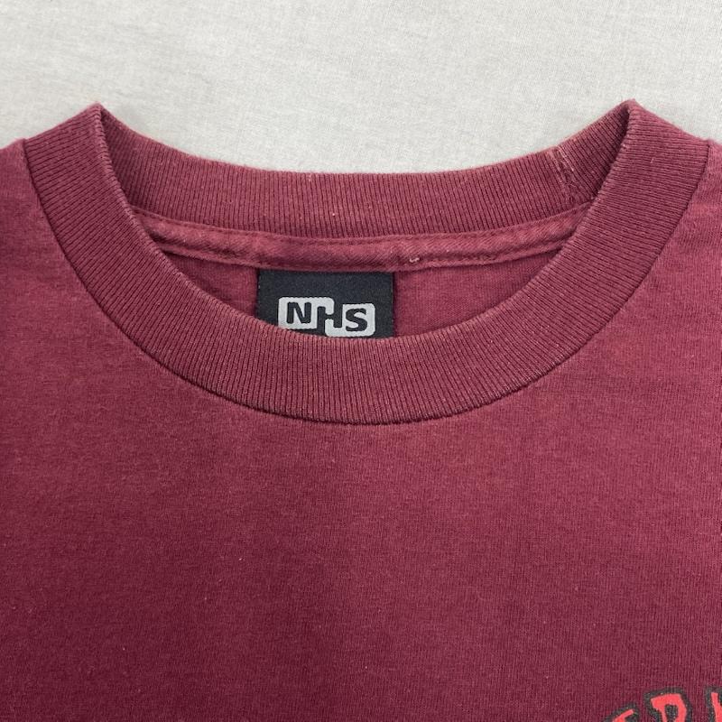 サンタクルーズ SANTA CRUZ Tシャツ 半袖 90 s 00 s オールド スクリーミングハンド NHSタグ メキシコ製 S ロゴ、文字 X プリント えんじ / ワインレッド / dark red メンズ USED 古着 中古 50131319