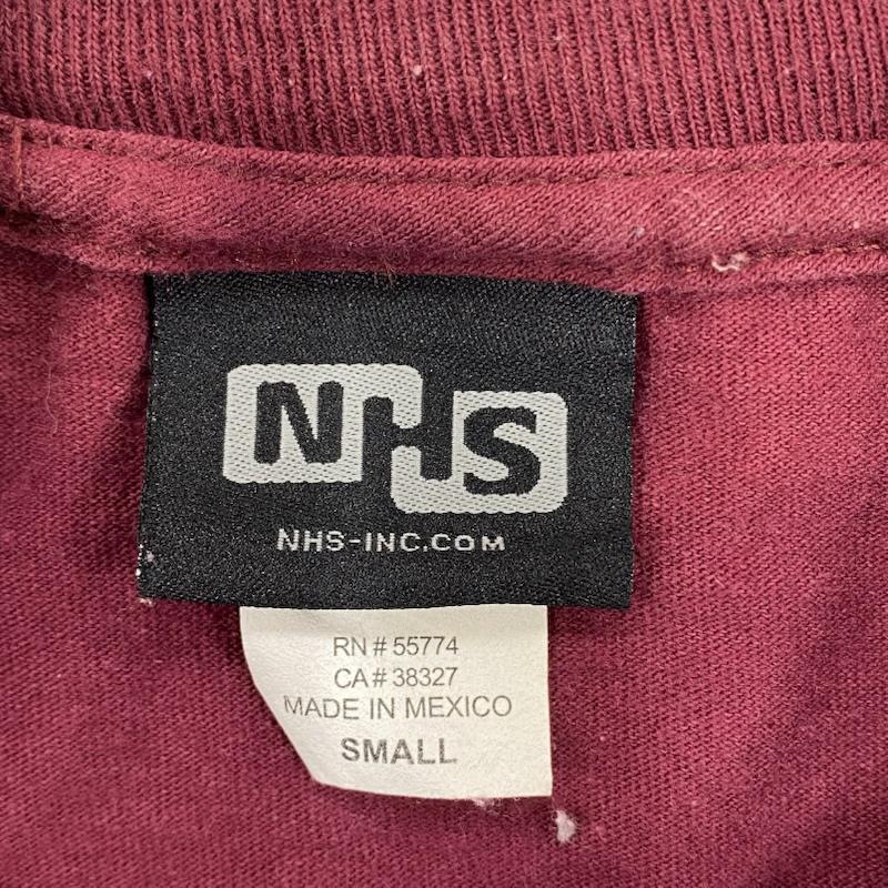 サンタクルーズ SANTA CRUZ Tシャツ 半袖 90 s 00 s オールド スクリーミングハンド NHSタグ メキシコ製 S ロゴ、文字 X プリント えんじ / ワインレッド / dark red メンズ USED 古着 中古 50131319