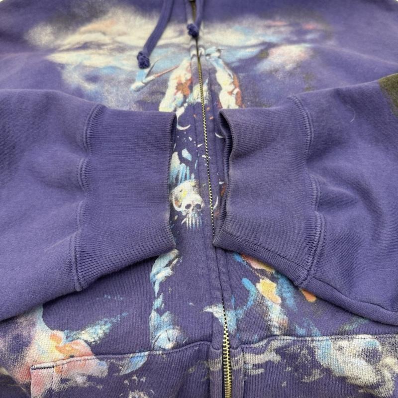 シュプリーム Supreme パーカー 長袖 24AW Frank Frazetta Zip Up Hooded Sweatshirt プリント ジップ パーカー XL 紫 / パープル / purple メンズ USED 古着 中古 50131336