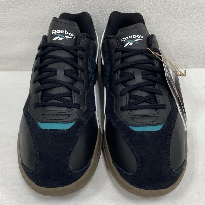 リーボック Reebok スニーカー スニーカー HAMMER STREET ハマーストリート 100202328 28.0cm ロゴ、文字 X プリント X 刺繍 黒 / ブラック / black X 白 / ホワイト / white X 水色 / ライトブルー / メンズ USED 古着 中古 50131362