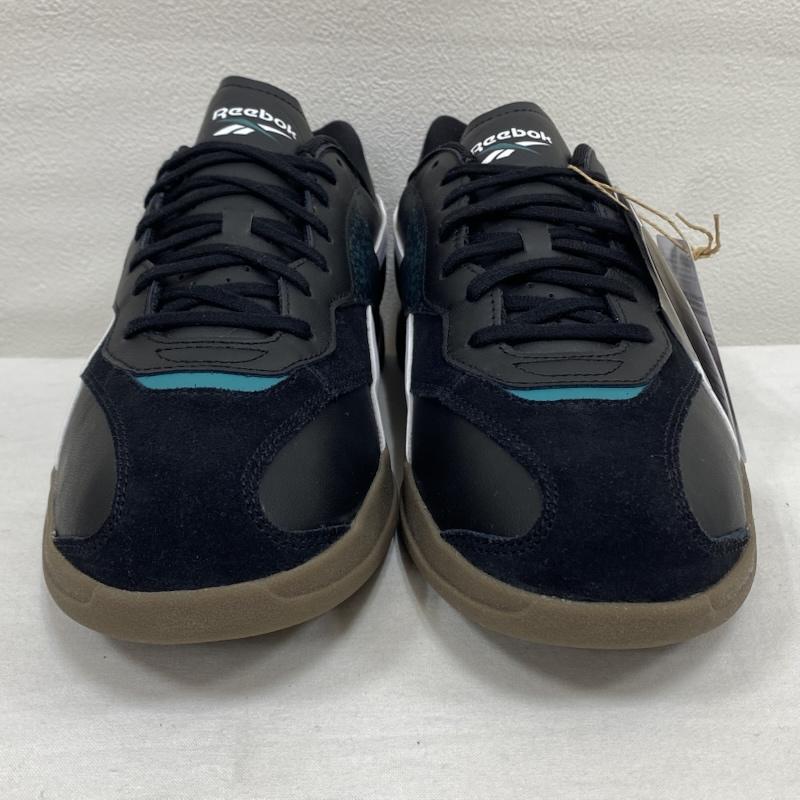 リーボック Reebok スニーカー スニーカー HAMMER STREET ハマーストリート 100202328 28.0cm ロゴ、文字 X プリント X 刺繍 黒 / ブラック / black X 白 / ホワイト / white X 水色 / ライトブルー / メンズ USED 古着 中古 50131362