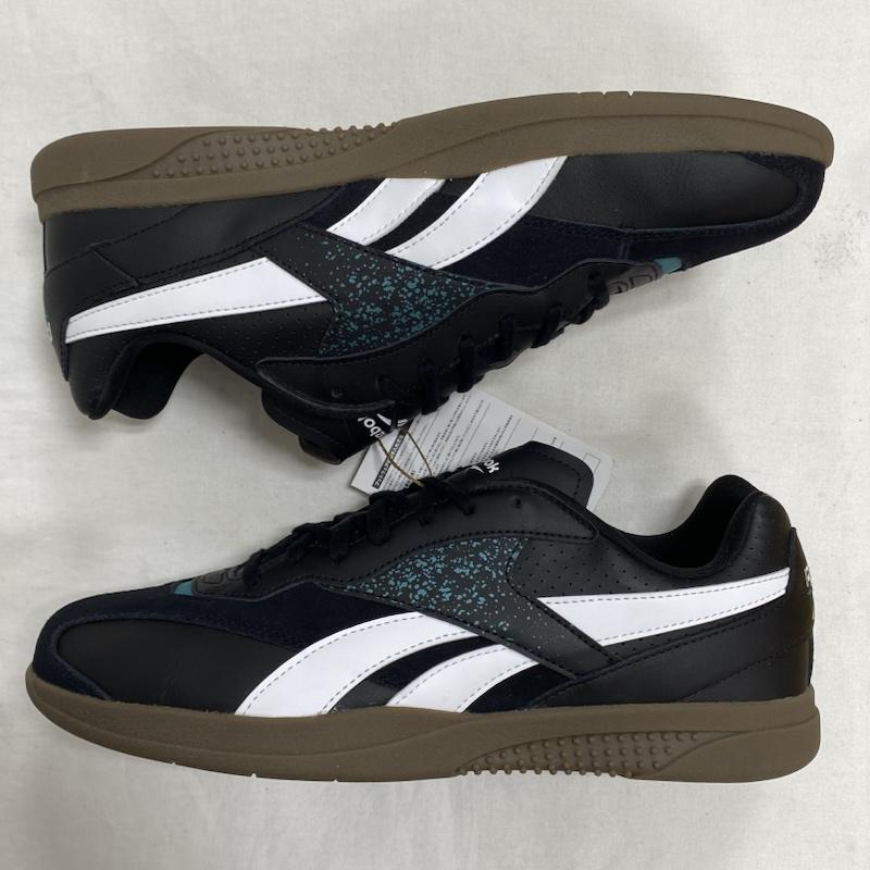 リーボック Reebok スニーカー スニーカー HAMMER STREET ハマーストリート 100202328 28.0cm ロゴ、文字 X プリント X 刺繍 黒 / ブラック / black X 白 / ホワイト / white X 水色 / ライトブルー / メンズ USED 古着 中古 50131362