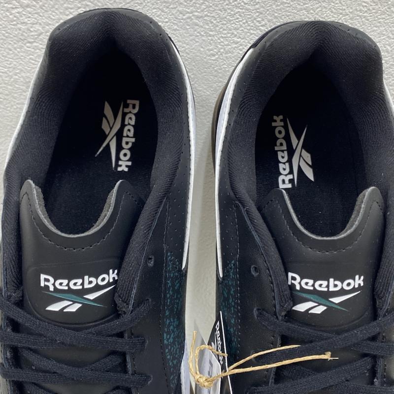 リーボック Reebok スニーカー スニーカー HAMMER STREET ハマーストリート 100202328 28.0cm ロゴ、文字 X プリント X 刺繍 黒 / ブラック / black X 白 / ホワイト / white X 水色 / ライトブルー / メンズ USED 古着 中古 50131362
