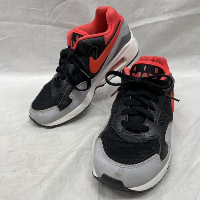 ナイキ NIKE スニーカー スニーカー 705003-006 WMNS AIR MAX ST ウィメンズ エアマックス ブラック BLK レザー メッシュ 24.0cm 黒 / ブラック / black X 灰 / グレー / gray X 桃 / ピンク / pink レディース USED 古着 中古 50131369