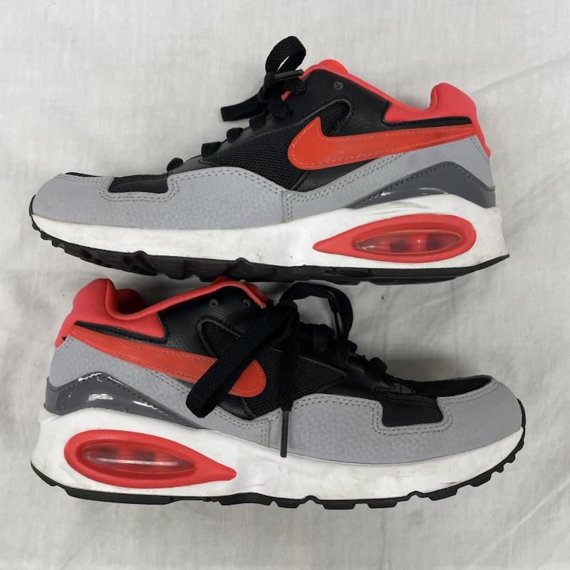 ナイキ NIKE スニーカー スニーカー 705003-006 WMNS AIR MAX ST ウィメンズ エアマックス ブラック BLK レザー メッシュ 24.0cm 黒 / ブラック / black X 灰 / グレー / gray X 桃 / ピンク / pink レディース USED 古着 中古 50131369