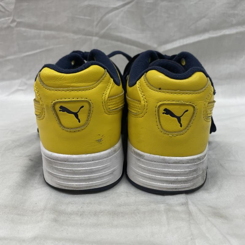 プーマ PUMA スニーカー スニーカー 387207-02 Slipstream Low Retro Teams Peacoat スリップストリーム ロウ レトロ チームス ピーコート 27.0cm 黄 / イエロー / yellow X 紺 / ネイビー / navy メンズ USED 古着 中古 50131384