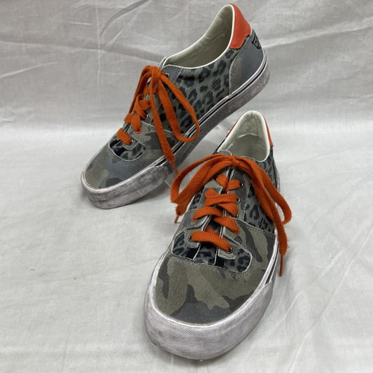 ディーゼル DIESEL スニーカー スニーカー S-FLIP LOW ダメージ加工 ローカット KHK 27.0cm カーキ / カーキ / khaki メンズ USED 古着 中古 50131389