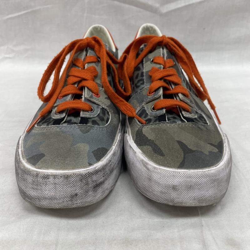 ディーゼル DIESEL スニーカー スニーカー S-FLIP LOW ダメージ加工 ローカット KHK 27.0cm カーキ / カーキ / khaki メンズ USED 古着 中古 50131389