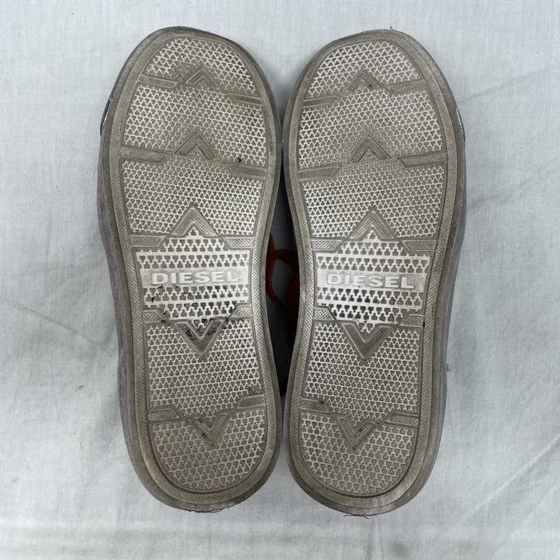 ディーゼル DIESEL スニーカー スニーカー S-FLIP LOW ダメージ加工 ローカット KHK 27.0cm カーキ / カーキ / khaki メンズ USED 古着 中古 50131389