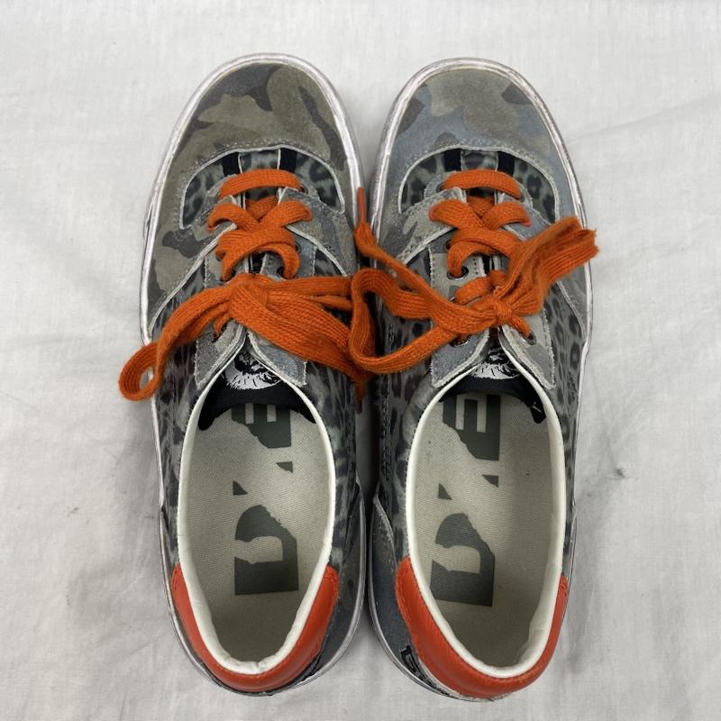 ディーゼル DIESEL スニーカー スニーカー S-FLIP LOW ダメージ加工 ローカット KHK 27.0cm カーキ / カーキ / khaki メンズ USED 古着 中古 50131389