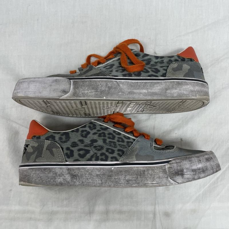 ディーゼル DIESEL スニーカー スニーカー S-FLIP LOW ダメージ加工 ローカット KHK 27.0cm カーキ / カーキ / khaki メンズ USED 古着 中古 50131389