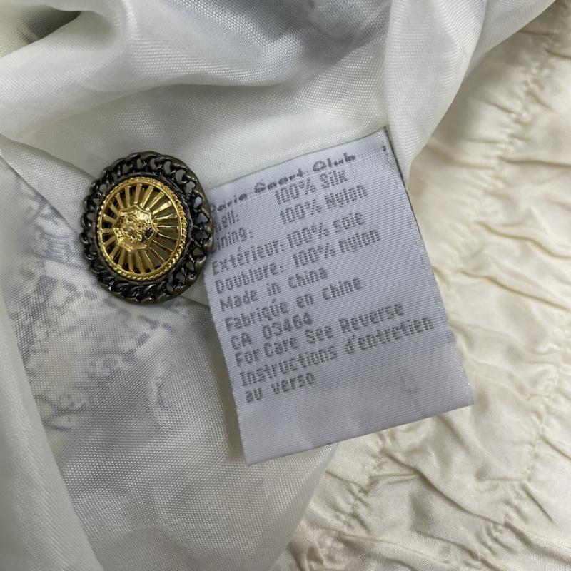 古着 USED ジャケット、上着 ジャンパー、ブルゾン 90s スカーフ柄 地図柄 航海図 シルク デザイン ジャケット ブルゾン フルジップアップ M ロゴ、文字 X  X プリント X 総柄 マルチカラー / マルチカラー / multicolor メンズ USED 古着 中古 50131411