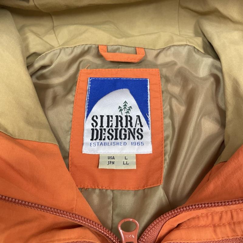 シェラデザイン SIERRA DESIGNS ジャケット、上着 ジャンパー、ブルゾン バックナンバー 別注品 マウンテン パーカー フルジップ ジャケット 20926473 LL 無地 橙 / オレンジ / orange メンズ USED 古着 中古 50131427