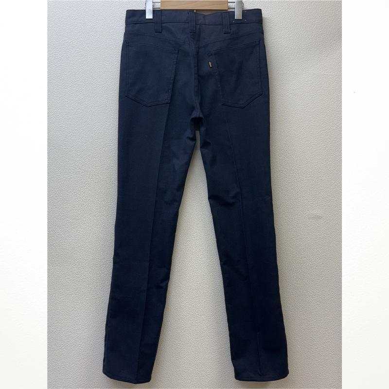 リーバイス Levi s ボトムス ボトムス 70年代頃 ビンテージ STA-PREST スタープレスト 黒金タブ ボタン裏無刻印 スラックス パンツ - 紺 / ネイビー / navy メンズ USED 古着 中古 50131436