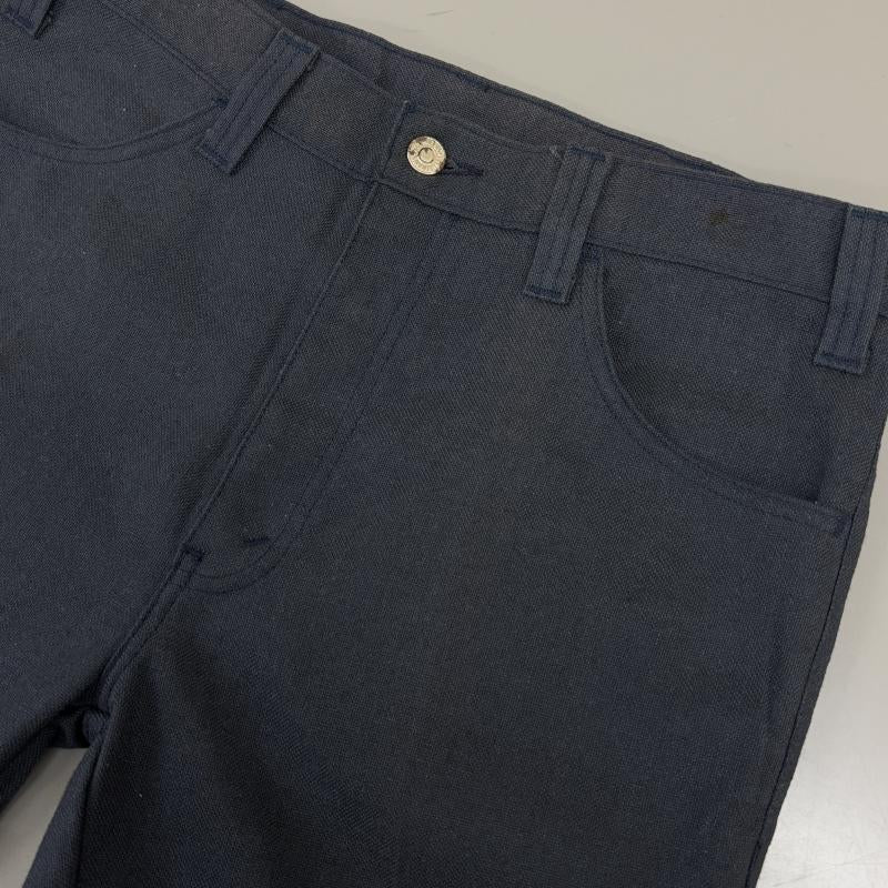 リーバイス Levi s ボトムス ボトムス 70年代頃 ビンテージ STA-PREST スタープレスト 黒金タブ ボタン裏無刻印 スラックス パンツ - 紺 / ネイビー / navy メンズ USED 古着 中古 50131436