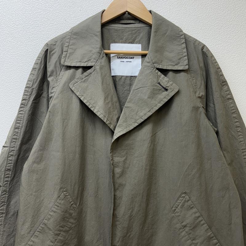 サンヨーコート SANYO COAT コート コート一般 P1A30-310-75 日本製 薄手 コットン チェスターコート S メンズ USED 古着 中古 50131439