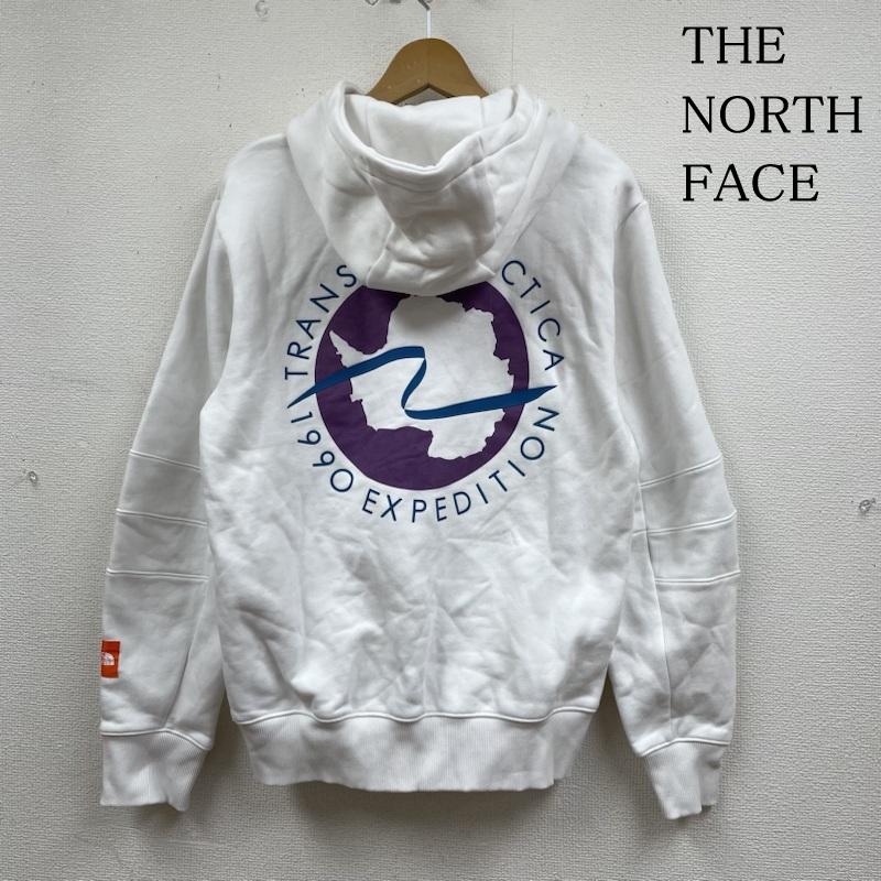 ザノースフェイス THE NORTH FACE パーカー 長袖 CTAE グラフィック ロゴ 刺繍 バックプリント フーディートレーナー パーカー プルオーバー S ロゴ、文字 X プリント X 刺繍 白 / ホワイト / white メンズ USED 古着 中古 50131462