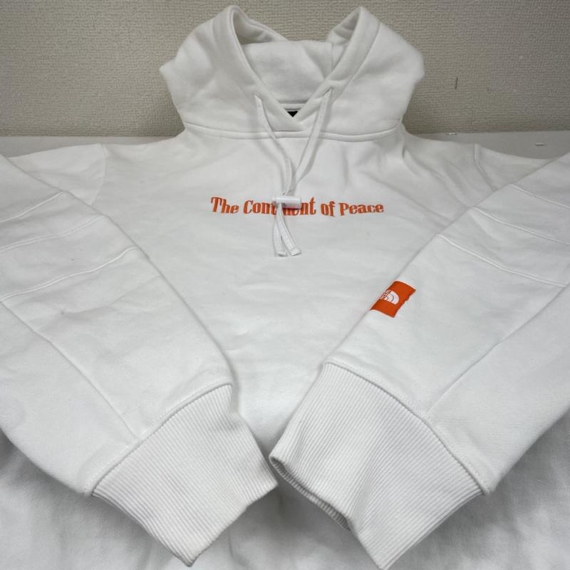 ザノースフェイス THE NORTH FACE パーカー 長袖 CTAE グラフィック ロゴ 刺繍 バックプリント フーディートレーナー パーカー プルオーバー S ロゴ、文字 X プリント X 刺繍 白 / ホワイト / white メンズ USED 古着 中古 50131462