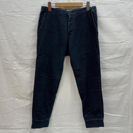 エフオービーファクトリー FOB FACTORY ボトムス ボトムス F0403 RELAX SWEAT PANTS インディゴ デニム スウェット テーパード イージー パンツ M メンズ USED 古着 中古 50131509