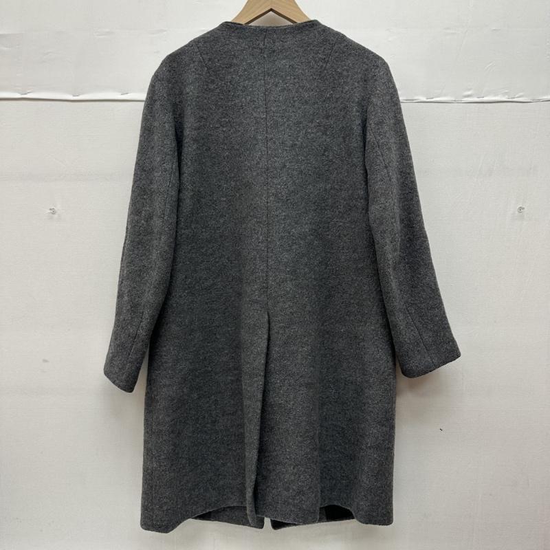 ドリスヴァンノッテン DRIES VAN NOTEN コート コート一般 ノーカラー ファイヤーマン ウール ロング コート 36 灰 / グレー / gray レディース USED 古着 中古 50131511