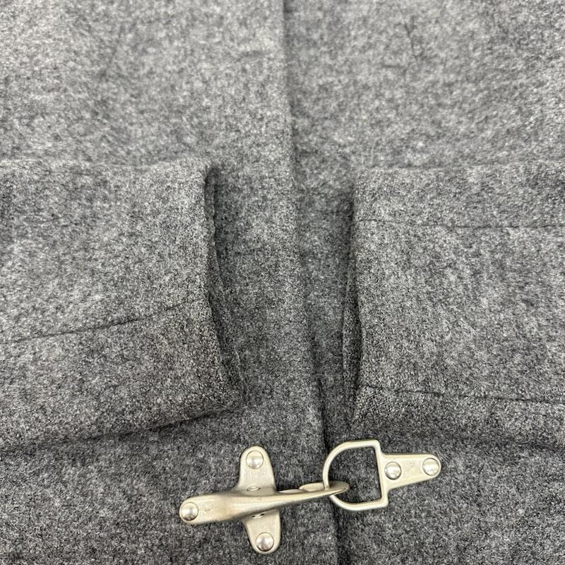 ドリスヴァンノッテン DRIES VAN NOTEN コート コート一般 ノーカラー ファイヤーマン ウール ロング コート 36 灰 / グレー / gray レディース USED 古着 中古 50131511
