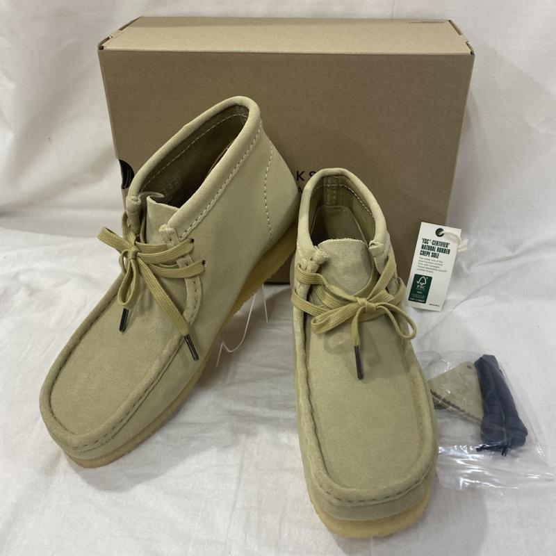 クラークス オリジナルズ Clarks Originals ブーツ ショートブーツ Wallabee Boot maple suede UK8 / 27cm ワラビー ベージュ UK：8 無地 ベージュ / ベージュ / beige メンズ USED 古着 中古 50131520
