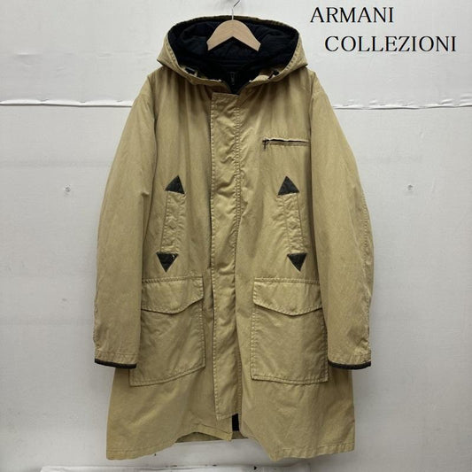 アルマーニコレッツォーニ ARMANI COLLEZIONI コート コート一般 3WAY 中綿 ライナー ミリタリー モッズ コート 48 ベージュ / ベージュ / beige メンズ USED 古着 中古 50131619