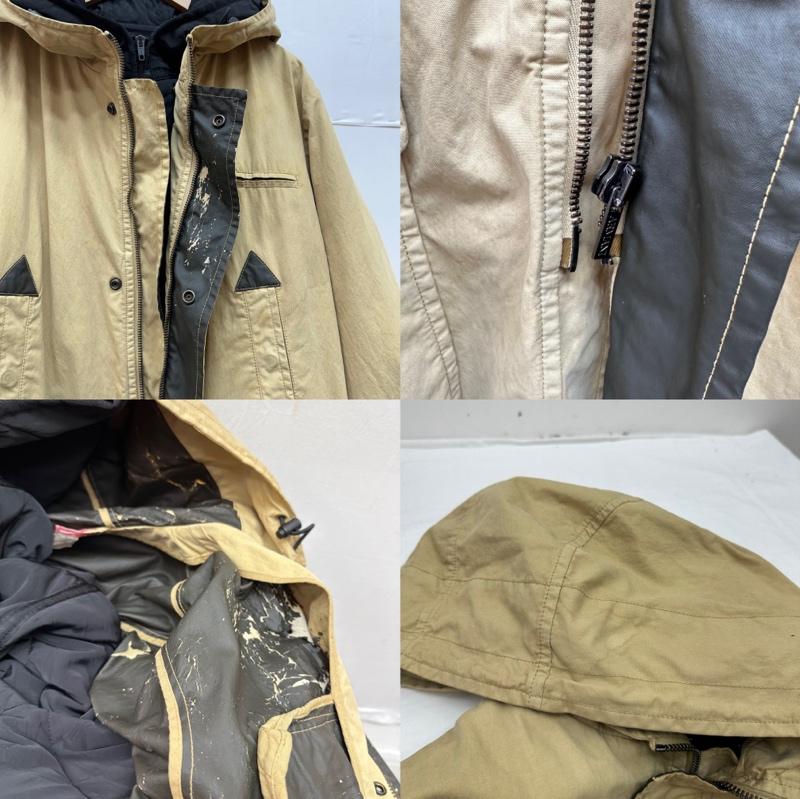アルマーニコレッツォーニ ARMANI COLLEZIONI コート コート一般 3WAY 中綿 ライナー ミリタリー モッズ コート 48 ベージュ / ベージュ / beige メンズ USED 古着 中古 50131619