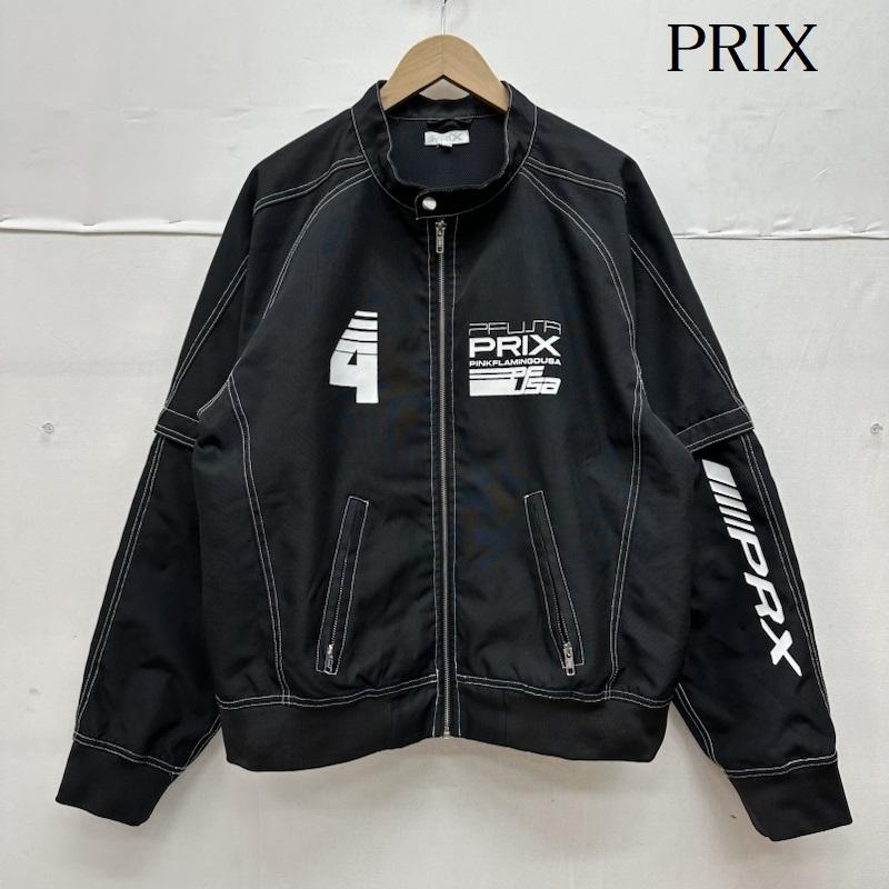 古着 USED ジャケット、上着 ジャンパー、ブルゾン PRIX X PFUSA 3M MOTO JACKET 2WAY レーシング ジャケット L 黒 / ブラック / black X 白 / ホワイト / white メンズ USED 古着 中古 50131686