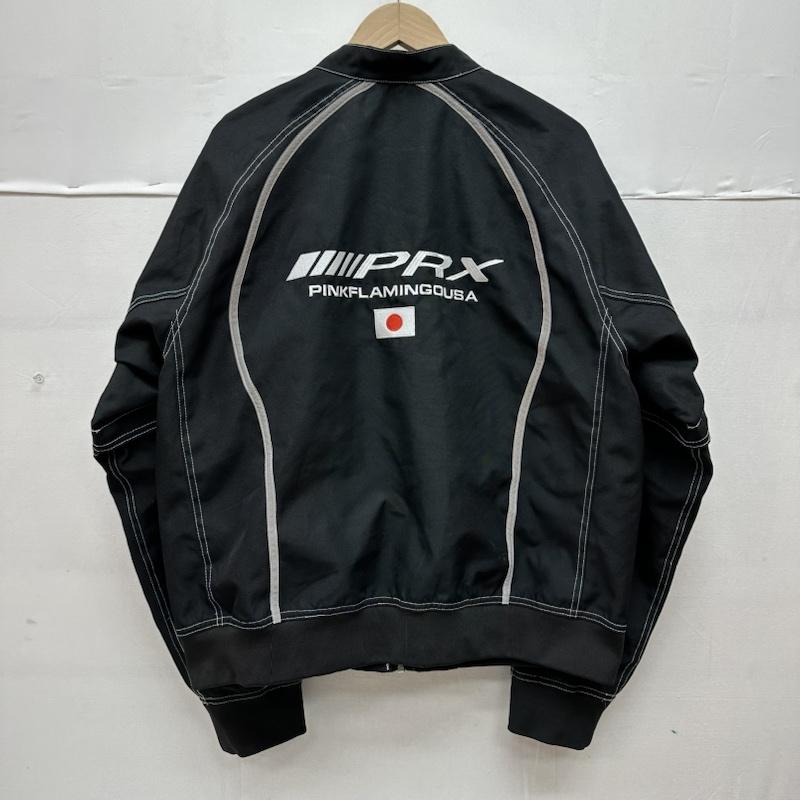 古着 USED ジャケット、上着 ジャンパー、ブルゾン PRIX X PFUSA 3M MOTO JACKET 2WAY レーシング ジャケット L 黒 / ブラック / black X 白 / ホワイト / white メンズ USED 古着 中古 50131686