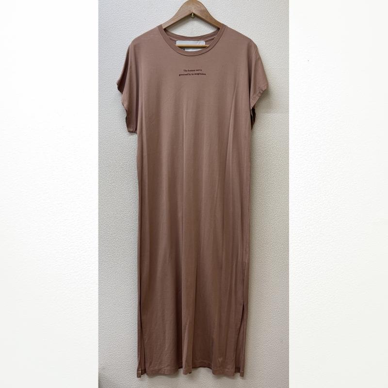 ティッカ TICCA ワンピース ロングスカート 0201426666 TBKS-666 ラウンドネック ロング丈 半袖 Tシャツ ワンピース FREE レディース USED 古着 中古 50131701