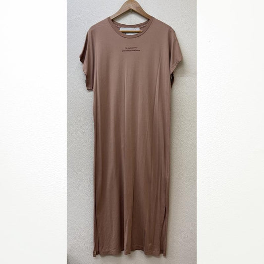 ティッカ TICCA ワンピース ロングスカート 0201426666 TBKS-666 ラウンドネック ロング丈 半袖 Tシャツ ワンピース FREE レディース USED 古着 中古 50131701