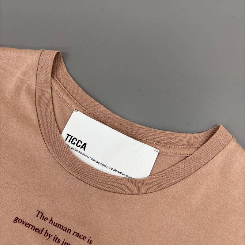 ティッカ TICCA ワンピース ロングスカート 0201426666 TBKS-666 ラウンドネック ロング丈 半袖 Tシャツ ワンピース FREE レディース USED 古着 中古 50131701