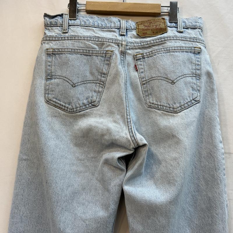 リーバイス Levi s パンツ デニム、ジーンズ 90s USA製 550 テーパード バギー デニムパンツ ビンテージ 34インチ メンズ USED 古着 中古 50131722