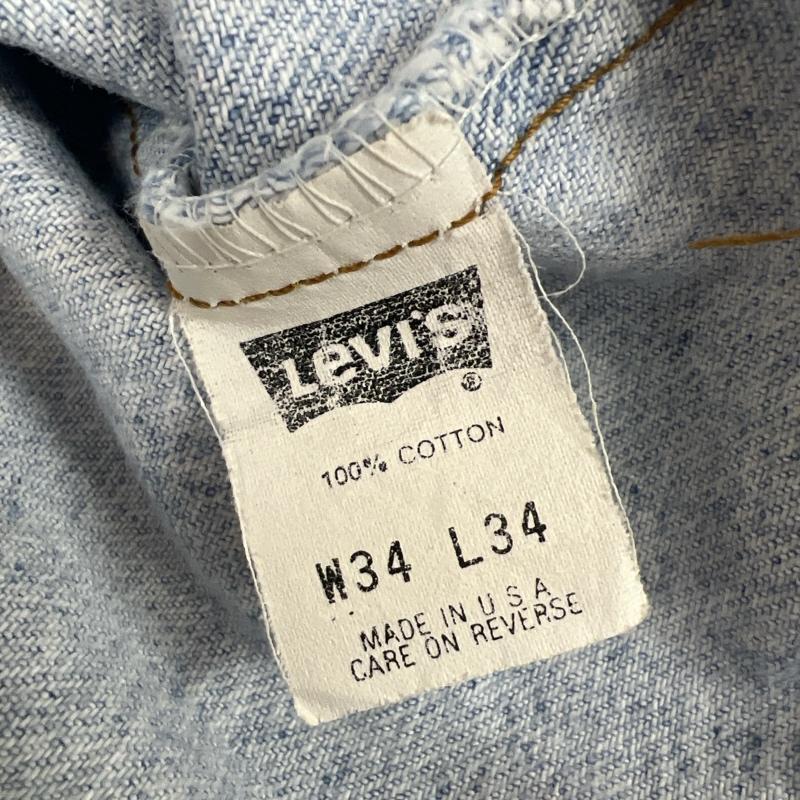 リーバイス Levi s パンツ デニム、ジーンズ 90s USA製 550 テーパード バギー デニムパンツ ビンテージ 34インチ メンズ USED 古着 中古 50131722