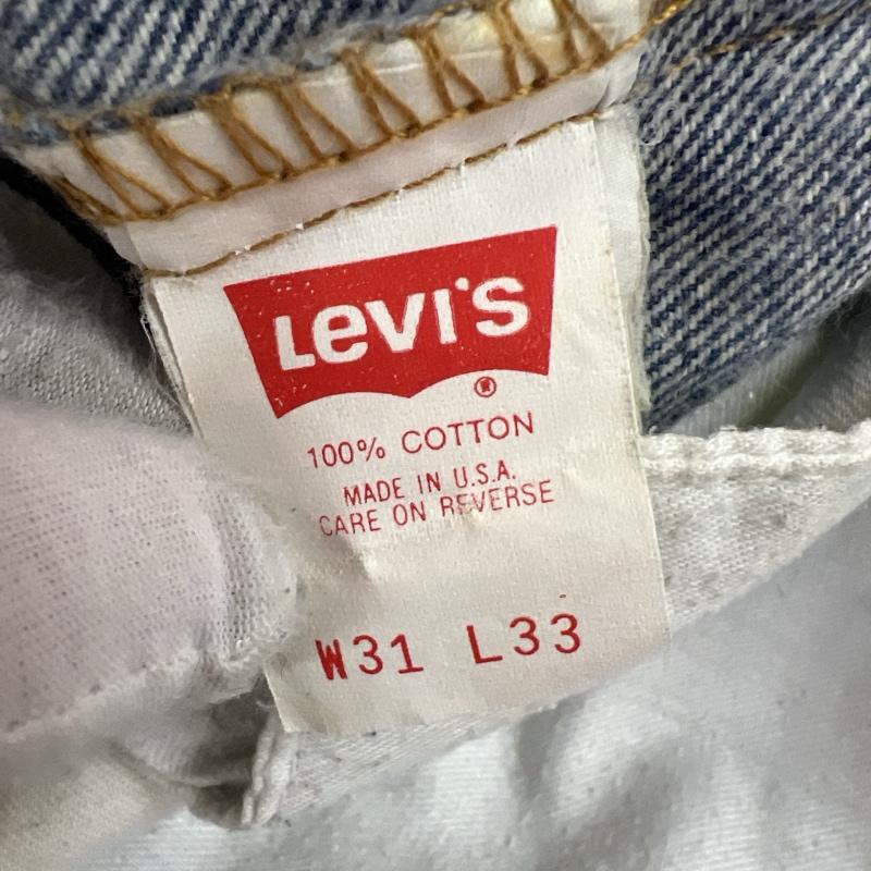 リーバイス Levi s パンツ デニム、ジーンズ 90s USA製 510 テーパード デニムパンツ ビンテージ 31インチ メンズ USED 古着 中古 50131723