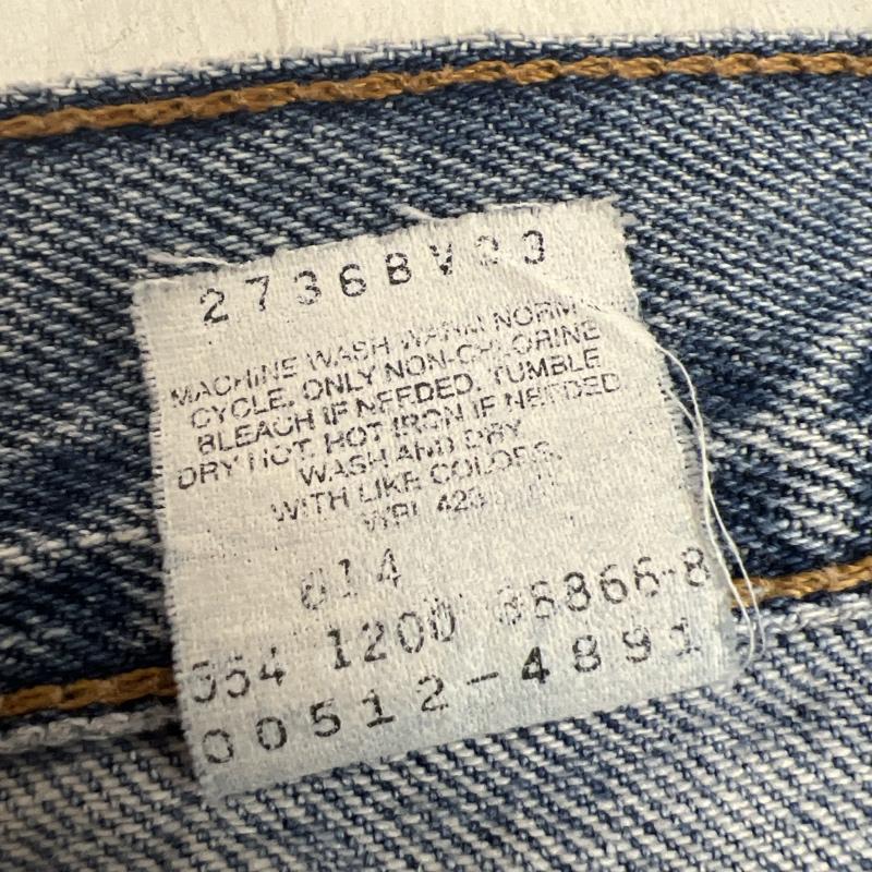 リーバイス Levi s パンツ デニム、ジーンズ 00s USA製 テーパード デニムパンツ ビンテージ 36インチ メンズ USED 古着 中古 50131726