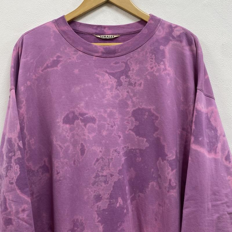 オーラリー AURALEE トレーナー 長袖 18ss SUPER HIGH GAUGE SWEAT BIG P/O スーパー ハイゲージ スウェット ビッグ プルオーバー A8SP01NU 4 紫 / パープル / purple メンズ USED 古着 中古 50131738